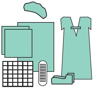 Комплект для пологів №1 стерильний, одноразового використання ,ТМ «АХІЛЛ»